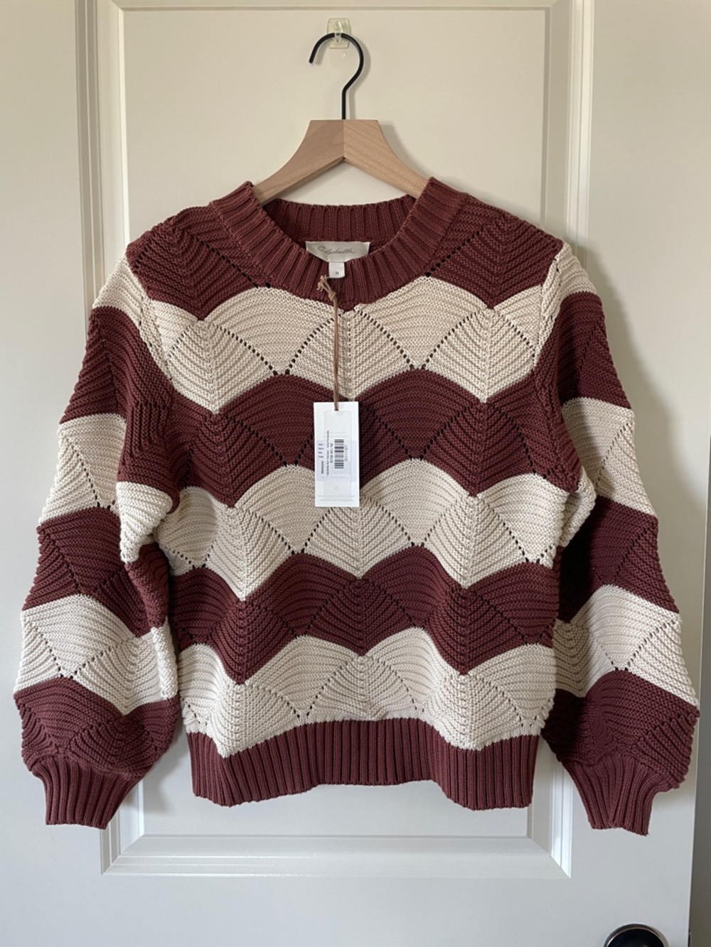 NWT Cleobella Kori Sweater in Terracotta, size M